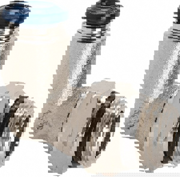 Push-To-Connect Tube to Universal Thread Tube Fitting: Swivel Elbow, 1/4